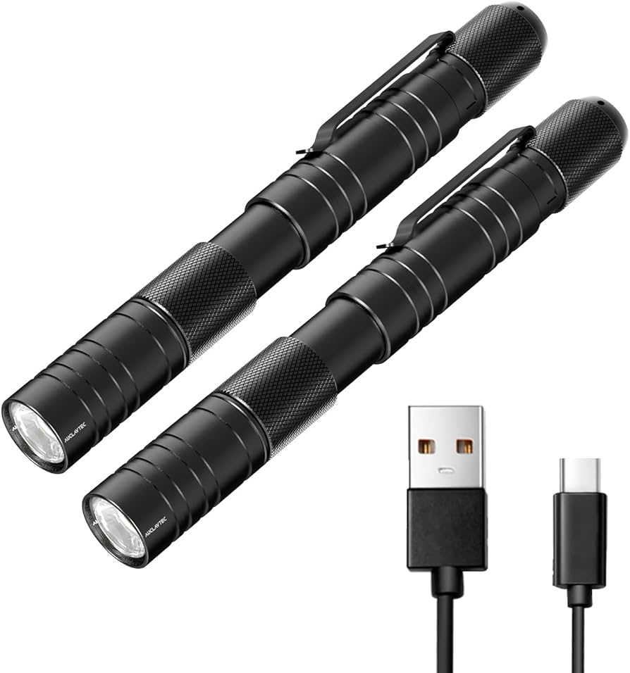 Amazon.co.jp: AUCLAYTECペンライト充電式(2個セット)led懐中 Amazon.co.jp: AUCLAYTECペンライト充電式(2個セット)led懐中